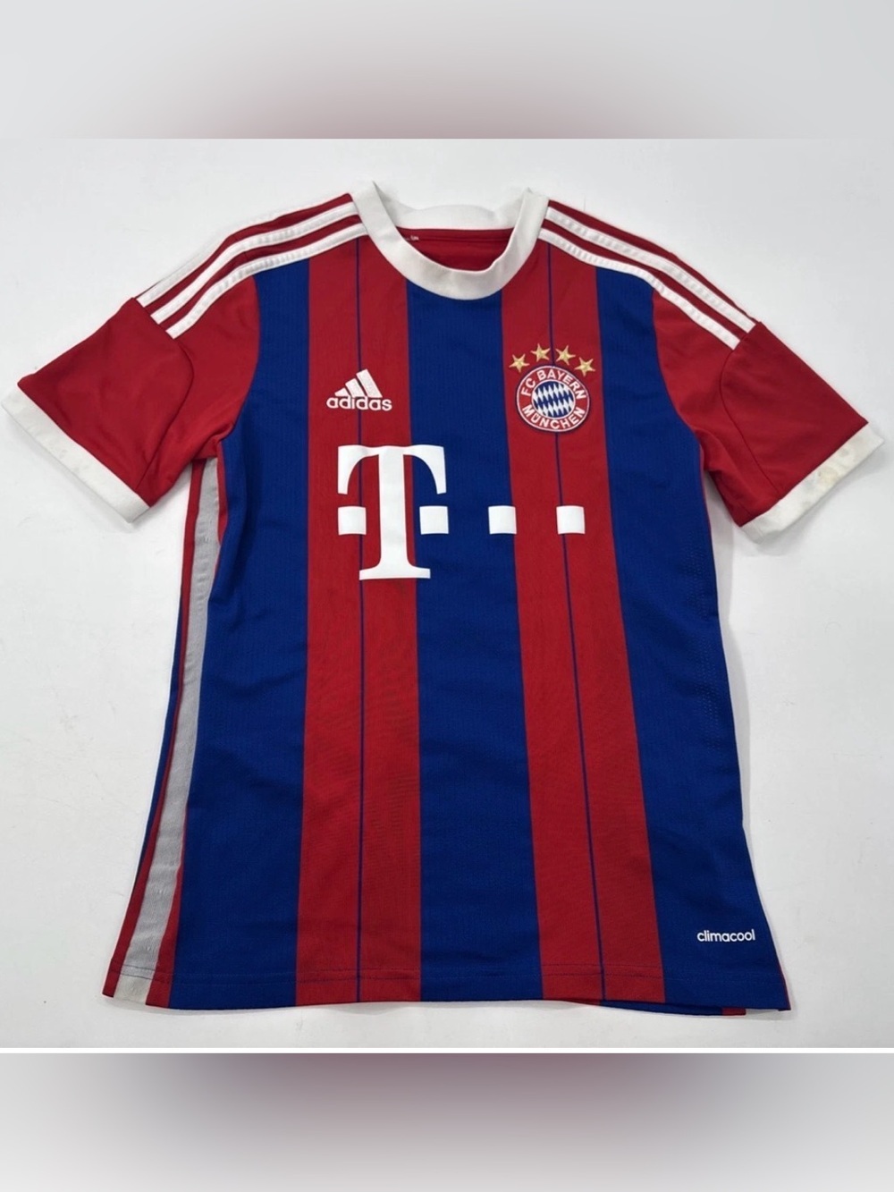 FC Bayern Munich Adidas Soccer Jersey Robben #10 Youth Large 12-14 2014-2015 Red